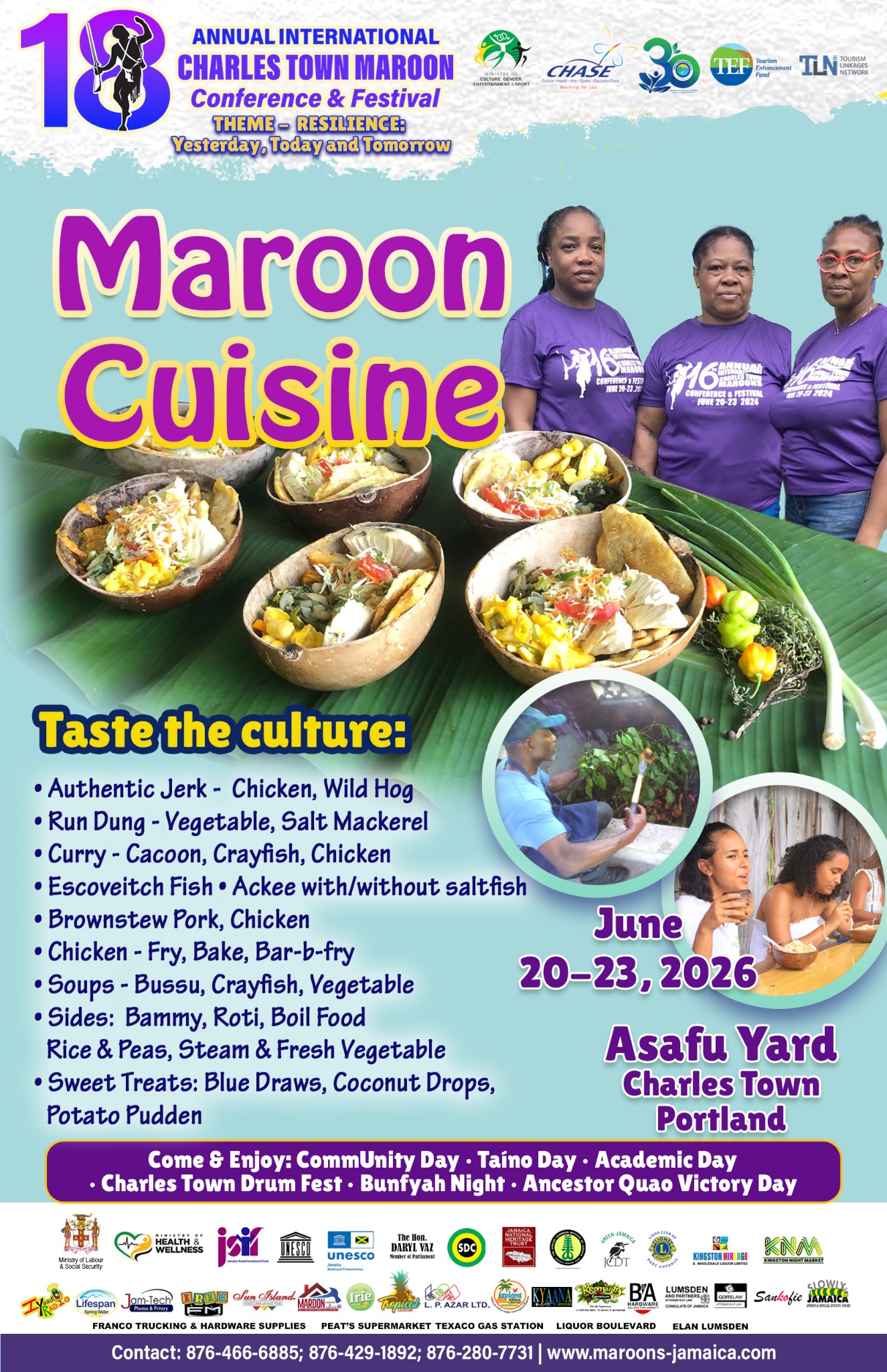 Maroon Cuisine flyer