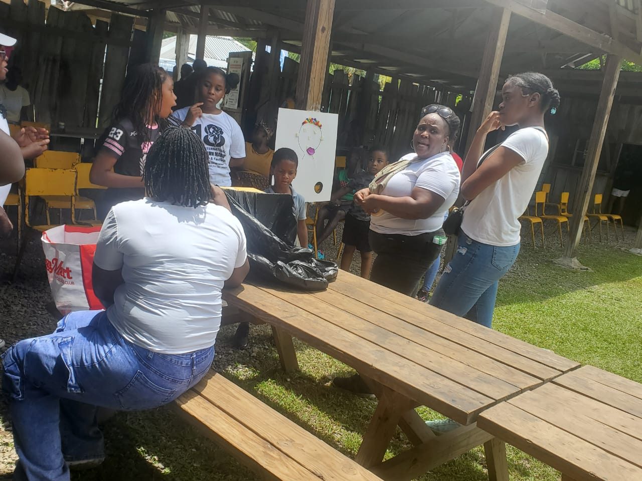 Day 1 community activity at Charles Town