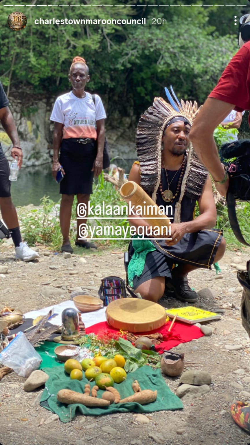 Taíno cultural presentation on Community and Taíno Day